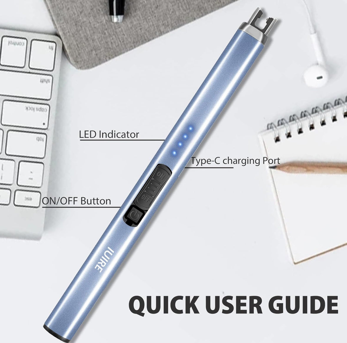 Plasma-Lighter Premium Blue