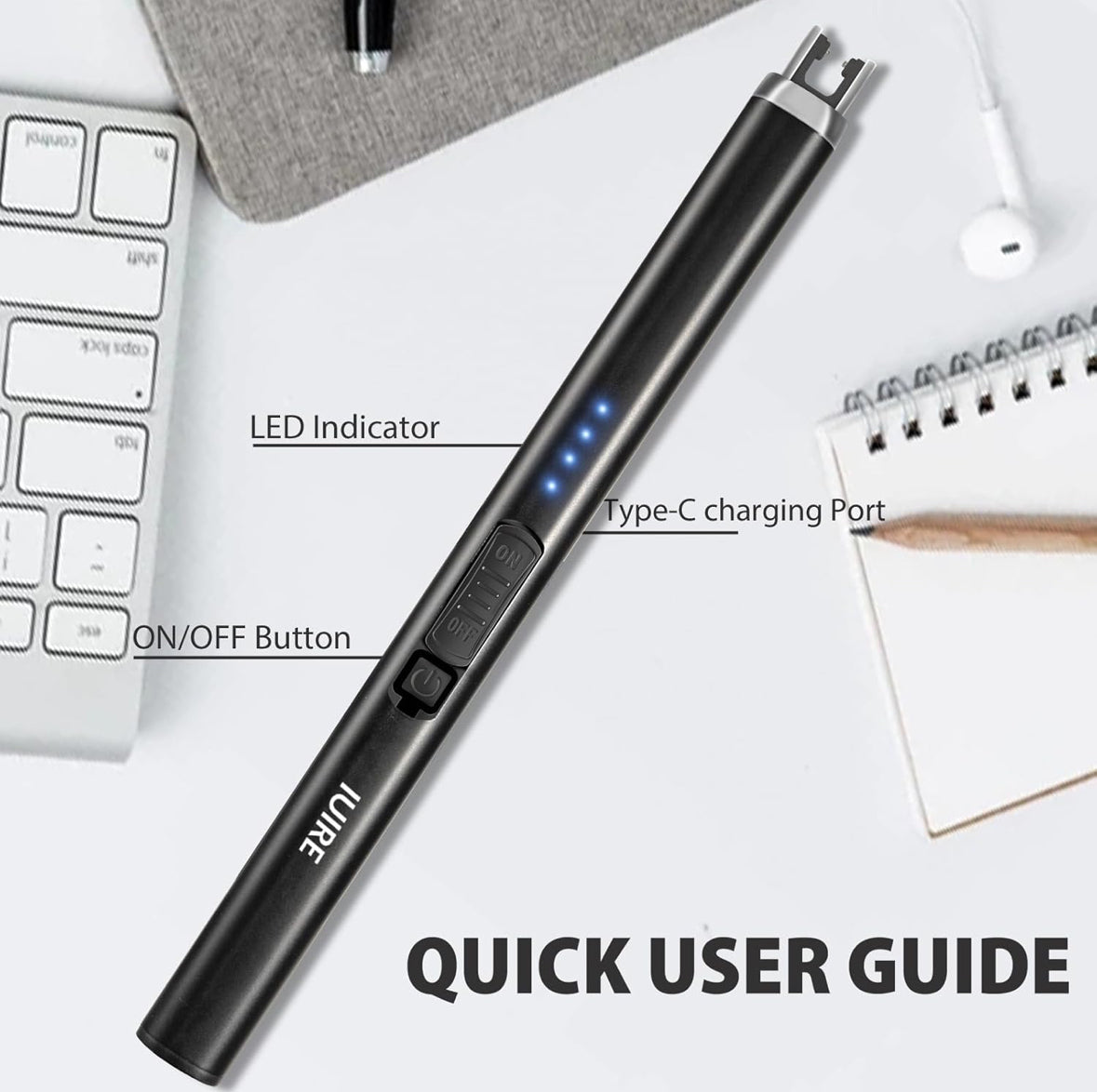 Plasma-Lighter Premium Black and Black