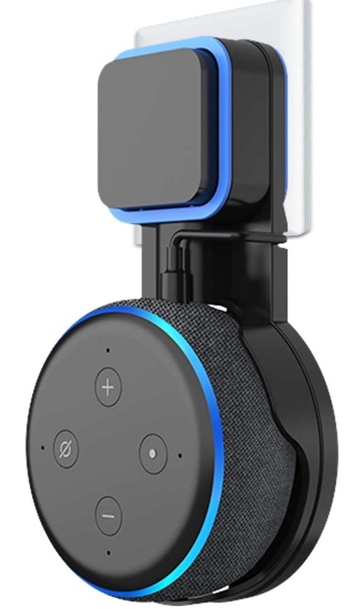 Wandhalterung für Alexa Dot (3. Generation) mit integriertem Kabelmanagement