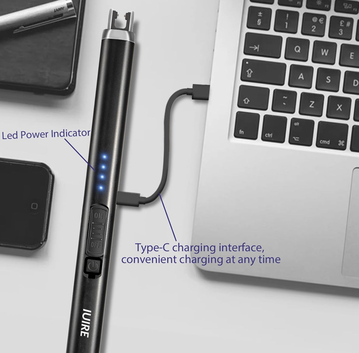 Plasma-Lighter Premium Black and Black