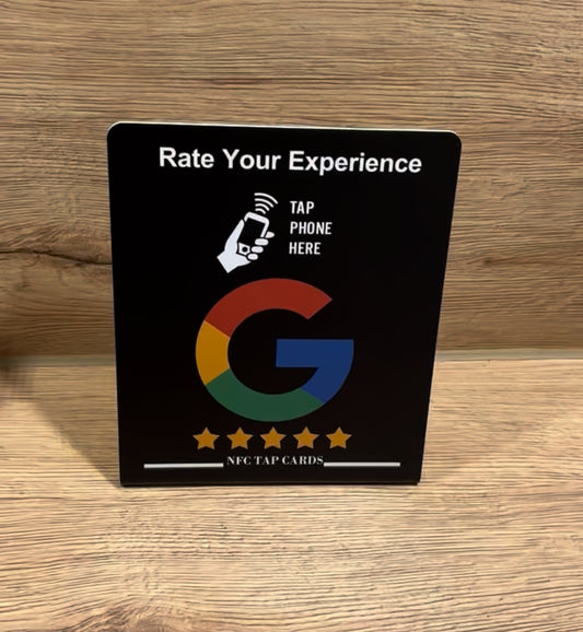 NFC Aufsteller für Google Bewertungen