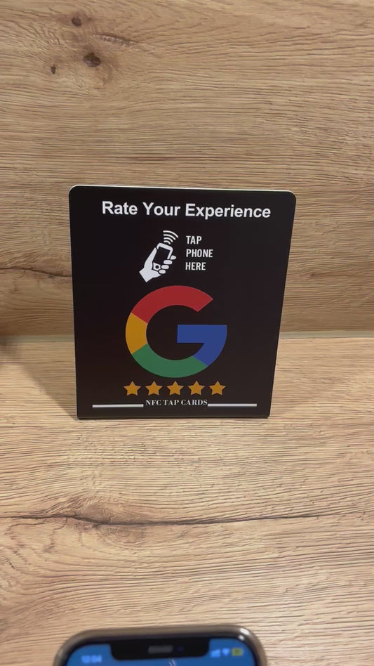 NFC Aufsteller für Google Bewertungen